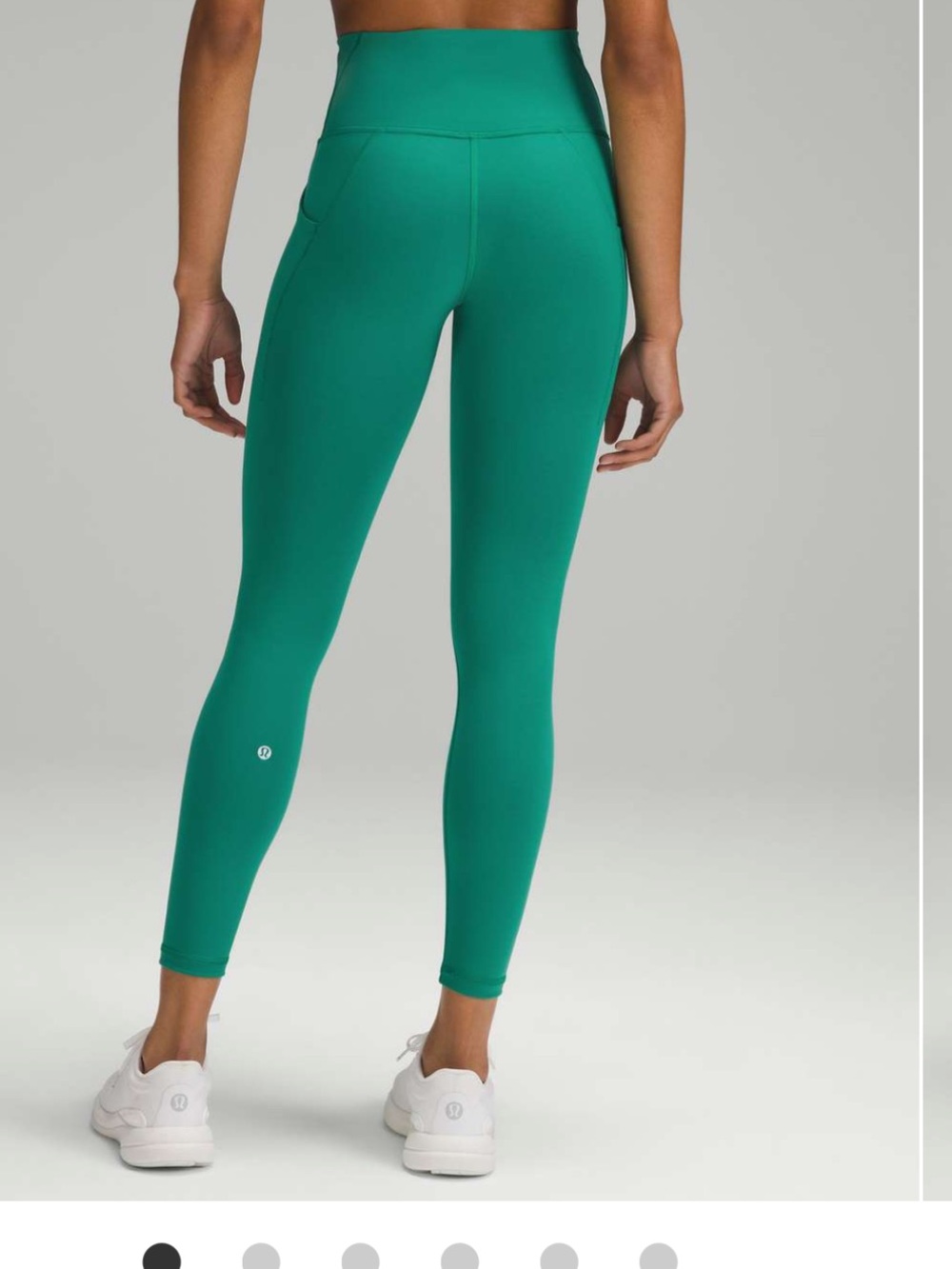 Lululemon Wunder Train High-Rise Tight with Pockets 25” Cascadia Green Size 8